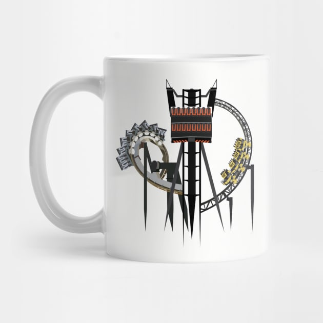 Alton Towers Trio Design by CoasterMerch